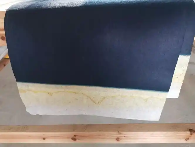 纯植物纯手工,杨玉杰创制仿古瓷青纸