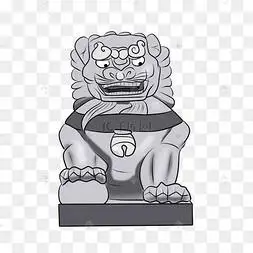 手绘石狮标志插画下载 png下载psd反对家庭暴力矢量图下载 png下载ai