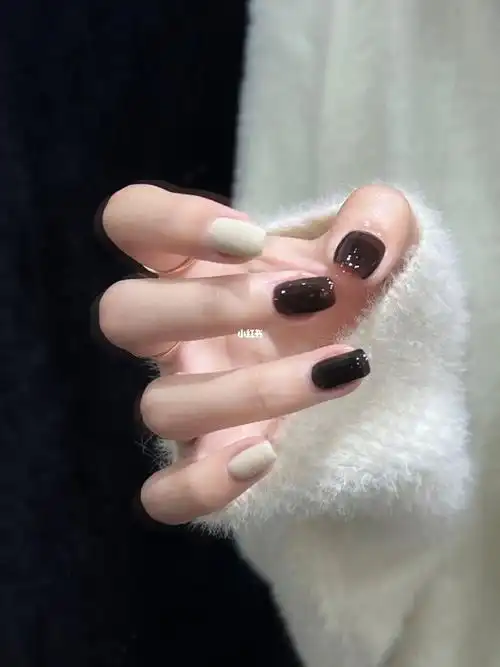 黑白配!气质美甲94