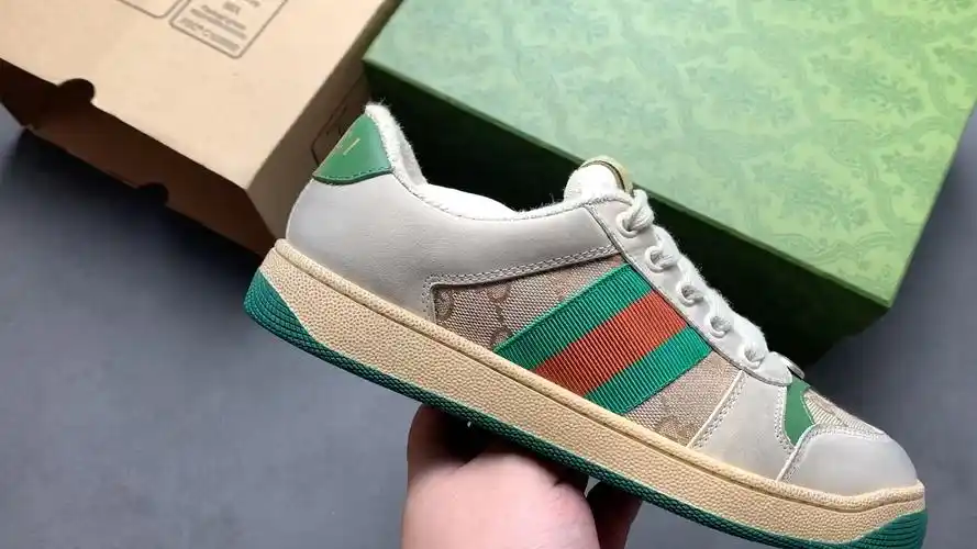 gucci古驰小脏鞋系列distressed