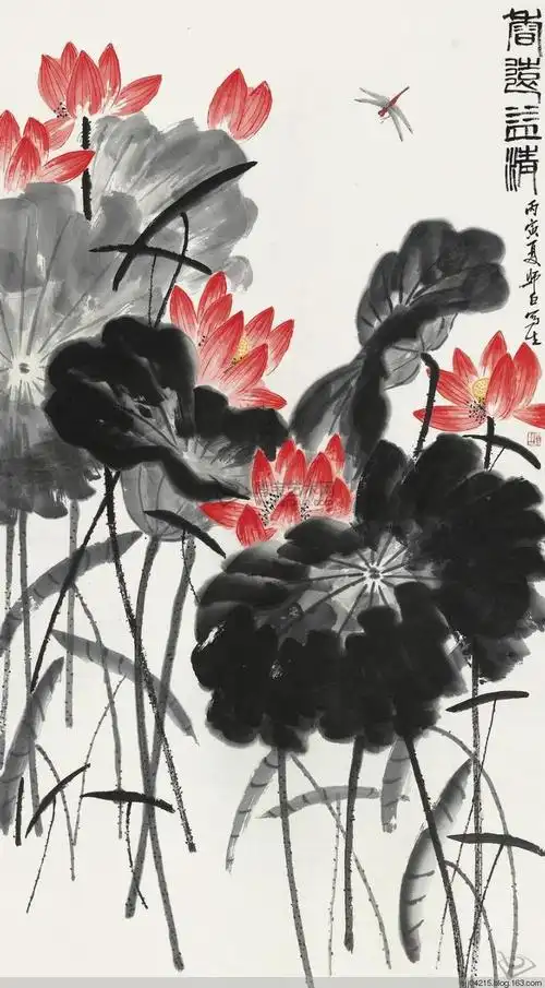 【转载】娄师白荷花作品赏析