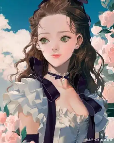 艺术家系列no.1301-hirunalns 韩国画师 唯美的少女头像插画 下篇