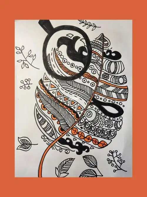 微观世界里的叶子