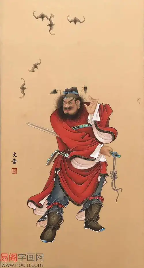 而且钟馗生前本就是状元出身,把钟馗的画像悬挂在家中能够招财,对家中