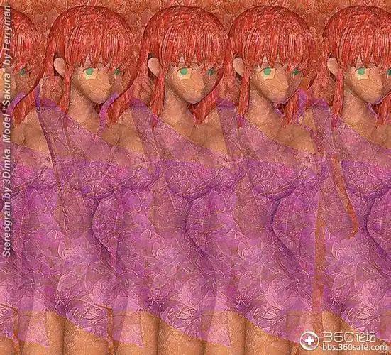 裸眼3d图你能看出是什么吗?