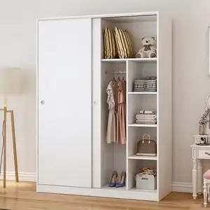 一米二推拉门衣柜1.2m宽120现代1米2简约1.6简易80cm长1.4两扇门