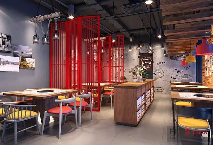 五味缘串串火锅店装修案例_五味缘串串火锅店装修效果图_五味缘串串