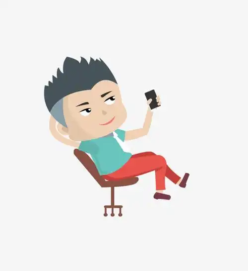 坐椅子的小朋友免抠素材免费下载_觅元素51yuansu.com