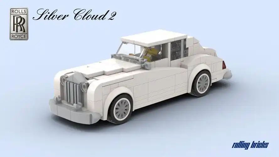 moc-劳斯莱斯银云ii-积木高手-乐高免费图纸说明书下载