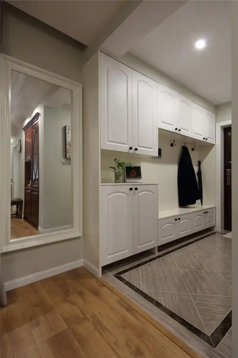 客厅玄关鞋柜效果图案例_2021装修效果图-齐家网装修图片频道