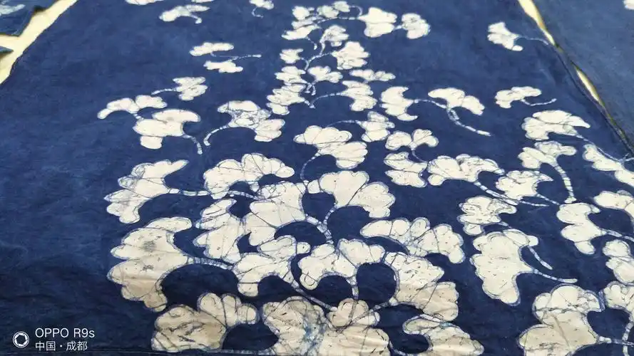 《染工坊》草木染工作室出品蓝染茶席作品