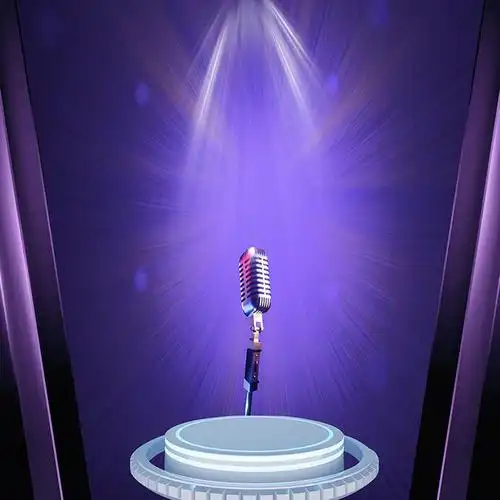 直播间背景布直播背景墙直播背景布星空舞台炫酷打碟快手3立体唱歌间