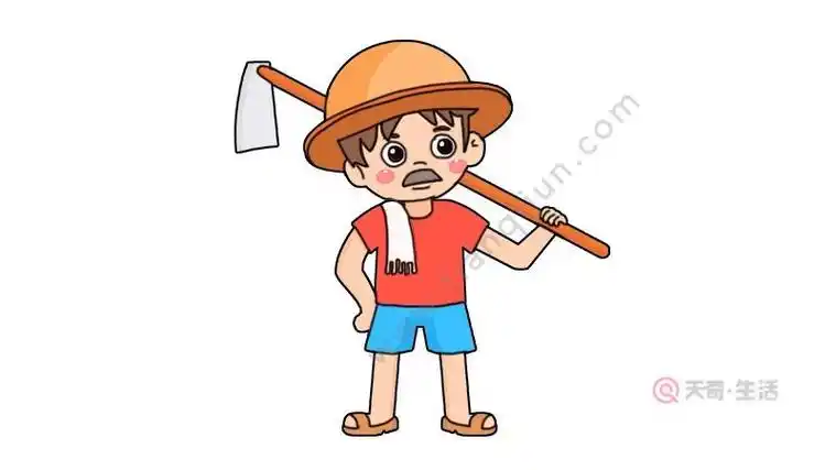 农名画怎么画,简笔农民画怎么画- 三君经验百科网