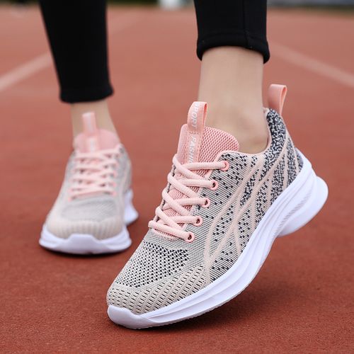 回力华强女鞋跑步夏季软底网面透气防臭运动鞋女学生休闲鞋单鞋 原价