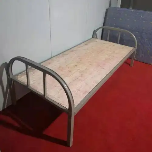 钢丝床单人床铁艺床宿舍床家用床简约钢架床午休便携出租房办公室硬板