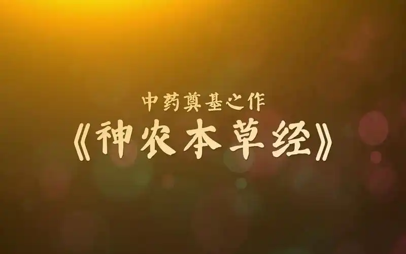 中药奠基之作 《神农本草经》