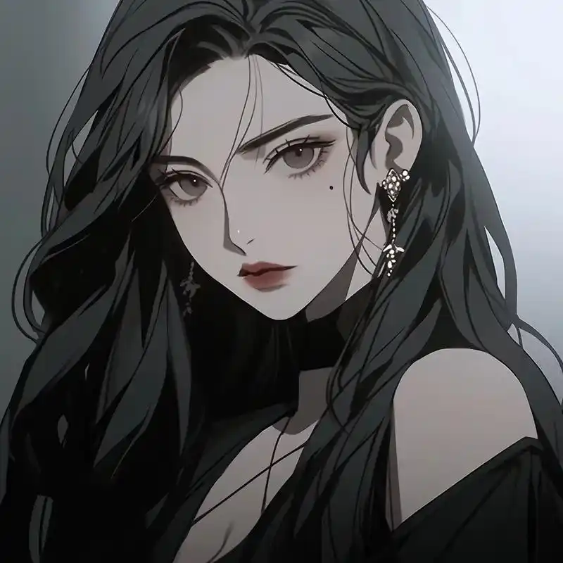 明系列御姐风格漫画头像!#优质头像 #midjourney  - 抖音