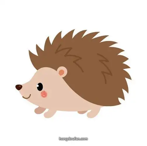 一只微笑的刺猬要如何画