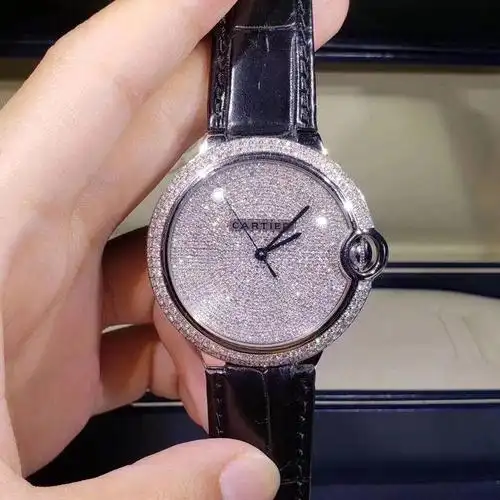 卡地亚满钻手表超闪满天星潮流爆款