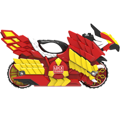 灵动创想魔幻陀螺5代新款男孩旋风轮梦幻4儿童摩托车战车4玩具五