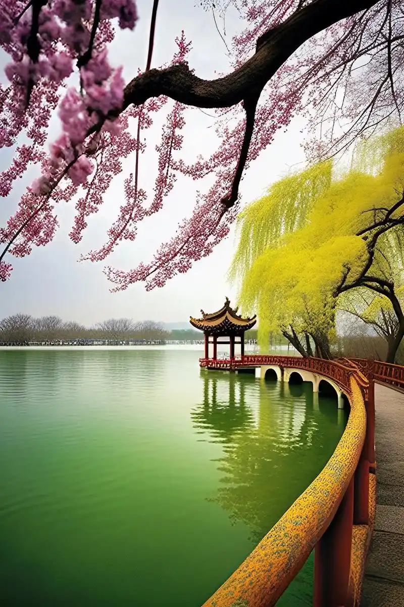 山外青山楼外楼,西湖歌舞几时休.暖风熏得游人醉,直把杭州当汴 - 抖音