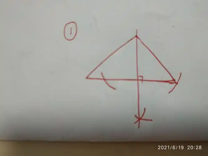 尺规作图做垂线有几种方法?已有两种,求补充? - 知乎