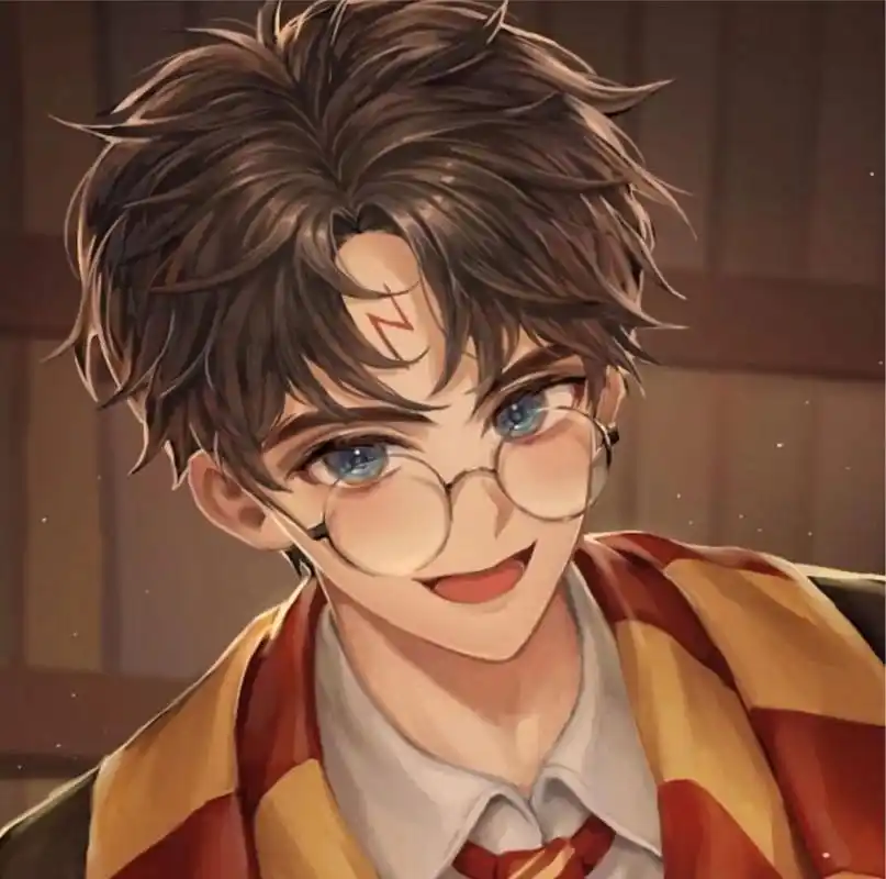 哈利波特动漫头像分享 哈利波特铁三角小头像 这样的画风你喜欢吗?