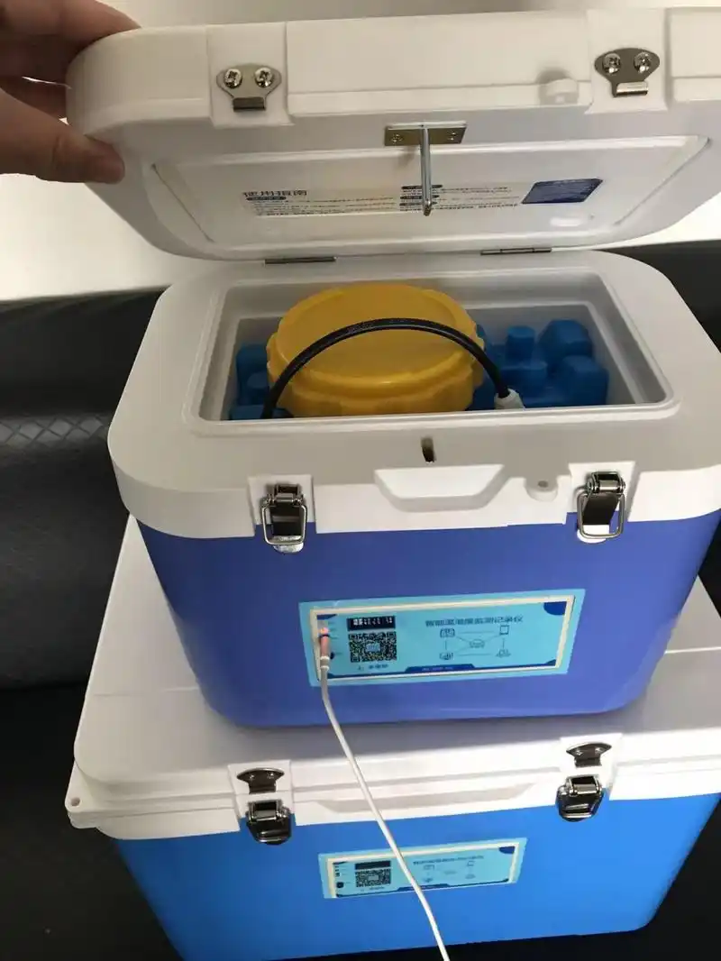 无锡金蜜联科技的医用冷藏箱内置智能蓝牙锁,定位温湿度数据监控