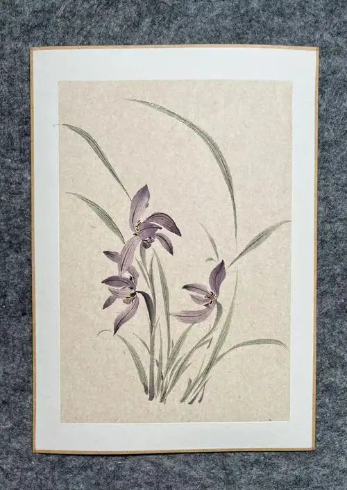 兰好难画,考验用笔,日后再反复练习.