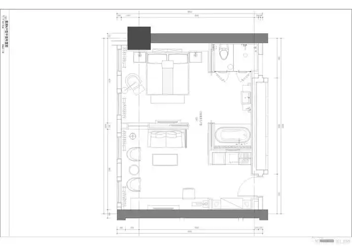 郑州景峰国际中心酒店客房方案设计 更新平面 公共空间