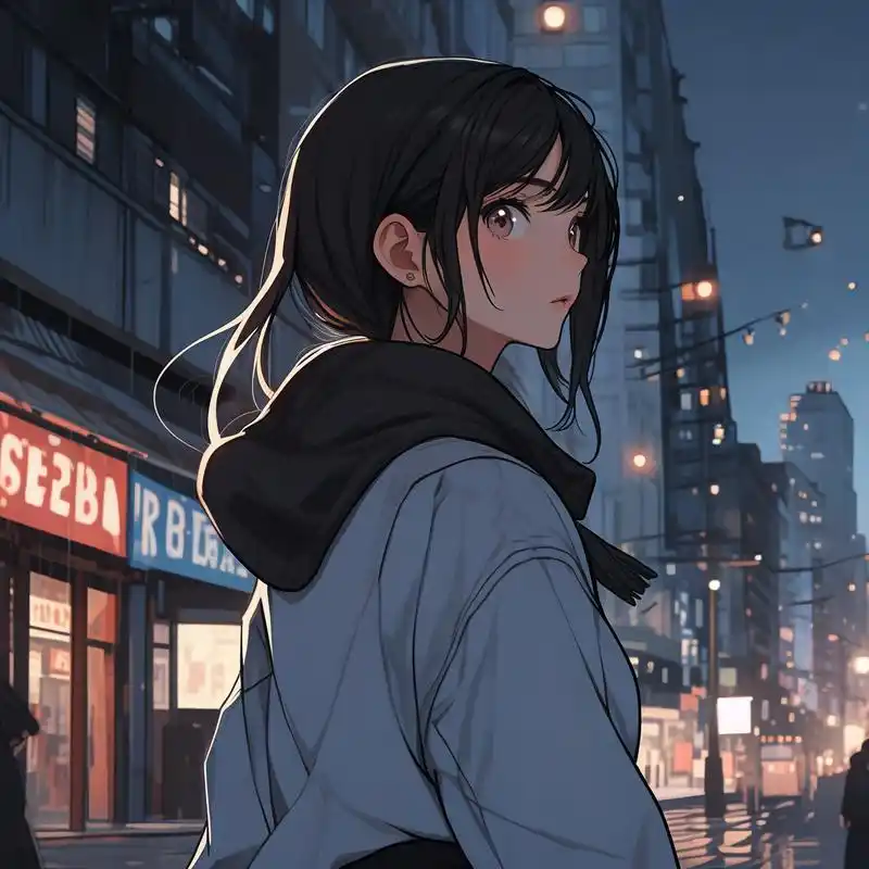 女生夜景头像✨魅力四溢