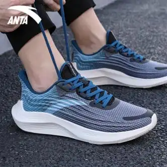 安踏男鞋跑步鞋2023新款夏季透气网鞋夏季网鞋网面休闲鞋男款运动鞋男