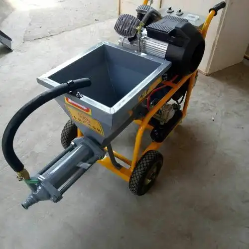 小型快速多功能砂浆粉墙机特点讲解