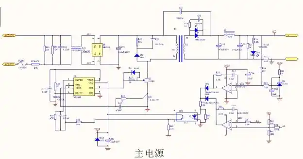 uc3843大电流输出数控可调开关电源设计 - 电源论坛 单片机论坛