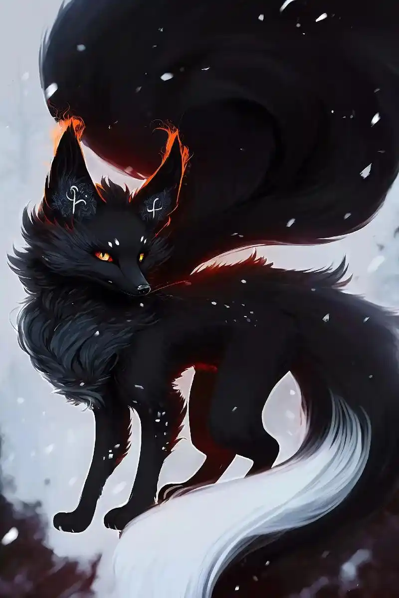 1,青色狐狸,是一尾心狐,也是最低的等级,狐狸的尾巴是一百年 - 抖音