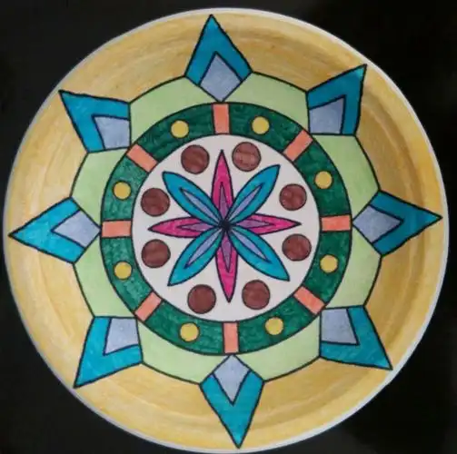 美丽的纸盘装饰画艺术·引领小学美术教学领域—— 临清市实验小学