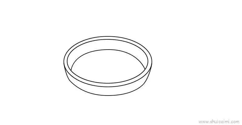 平底锅儿童画怎么画 平底锅简笔画步骤