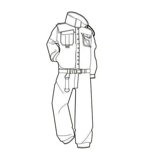 酷女衣服简笔画集