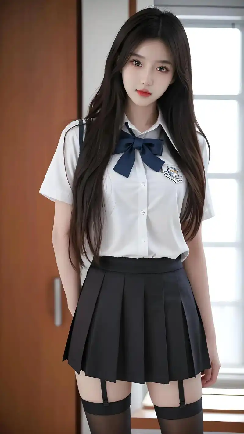 清纯甜美 #甜系女孩已上线 #短裙控 #ai - 抖音