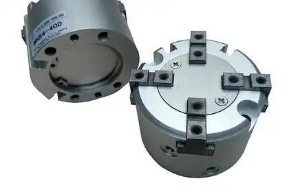 smc型圆柱形气缸手指手爪手抓气缸mhs4-40d四爪气缸现货批发