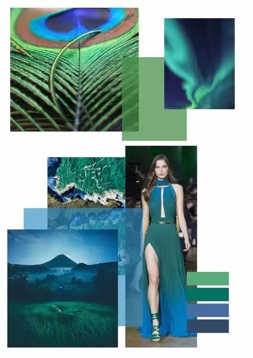 近似色搭配常常在自然中被找到