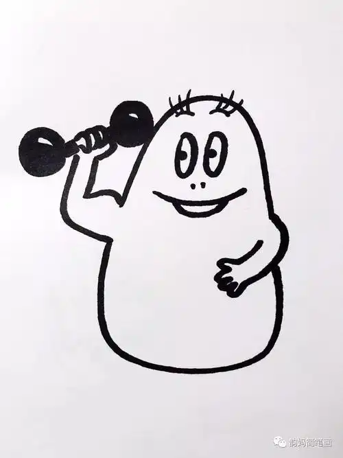 简笔画图片-儿童资源网手机版巴巴爸爸简笔画巴巴爸爸简笔画带颜色