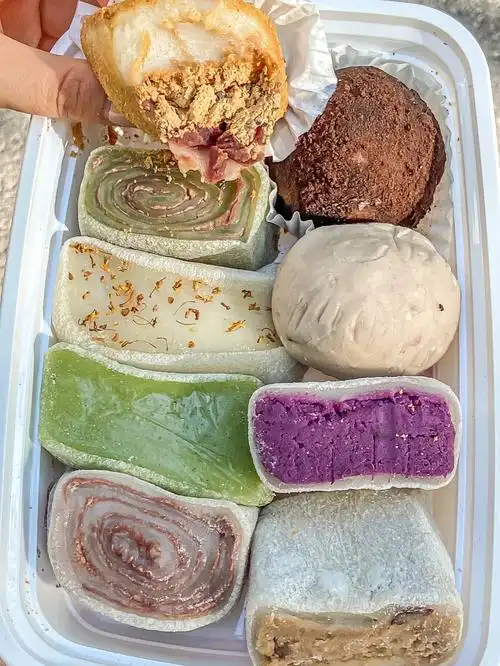 吃不腻的上海糯唧唧糕团口味好多不甜腻