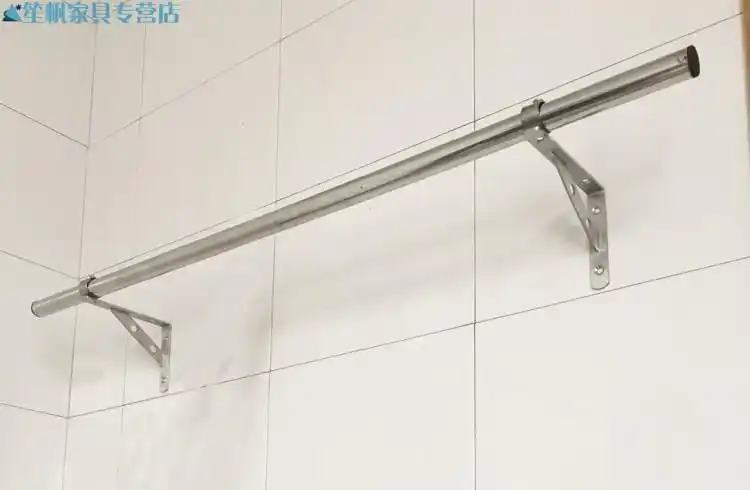 米家mijia生态同款通用304阳台不锈钢晾衣杆晾衣架三角架侧装固定式外