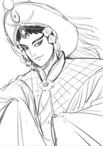 《长坂坡》 赵云简笔画怎么画赵云在京剧中为著名的武生角色他豫剧