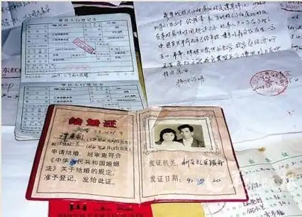 何小兰的结婚证