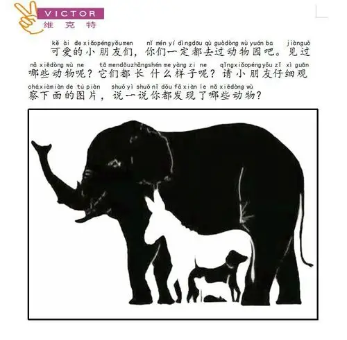 1月7日:考眼力,你能找出几种小动物呢?