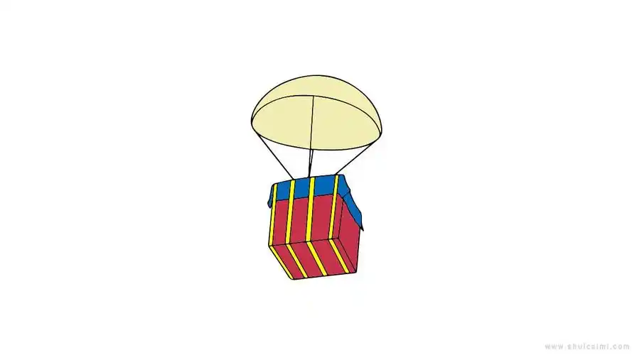 绝地求生空投简笔画怎么画绝地求生空投简笔画好看