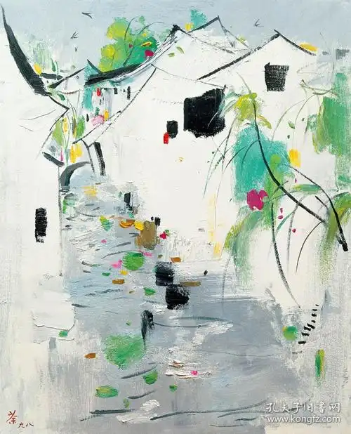 吴冠中春来到