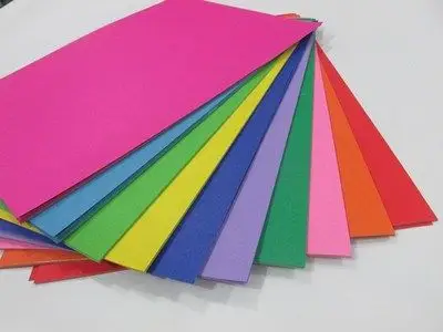 儿童贺卡纸 a4 开彩卡双面彩纸 4 手工折纸加厚大张 剪纸彩色硬卡纸